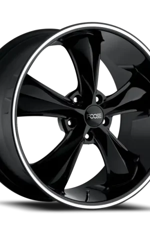 Direct From Manufacturer Foose Legend F104 20x10 +0 5x120mm 72.6mm Black Milled Accents