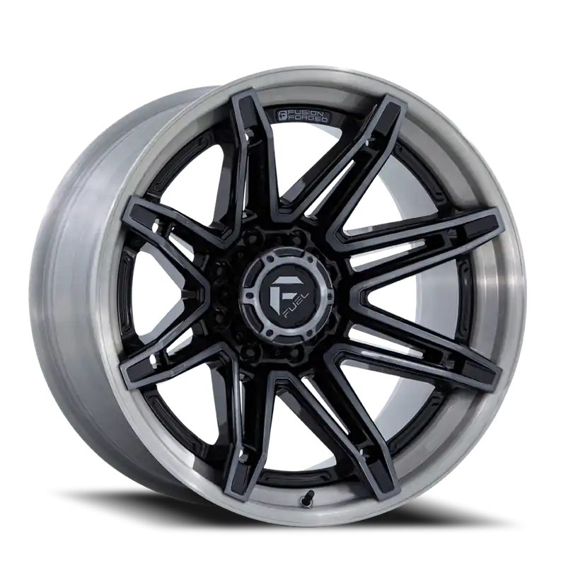 Fuel Brawl FC401BT 22x12 -44 8x170mm 125.1mm Gloss Black Brushed Dark Tint In Demand