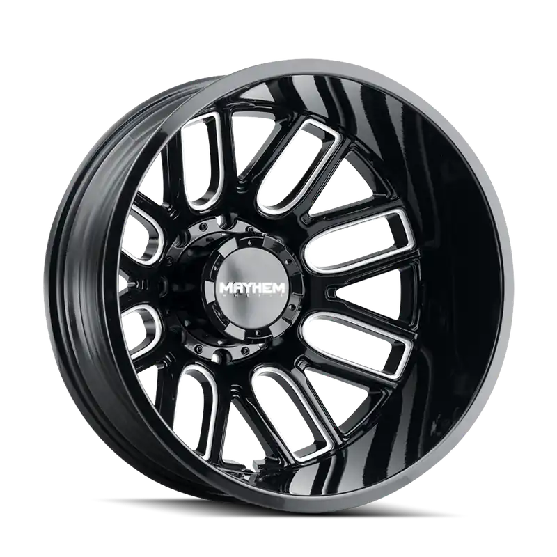 Handmade Mayhem Cogent Dually (8107D) Gloss Black Milled 20x8.25 Rear 8x210 x192mm 154.2mm