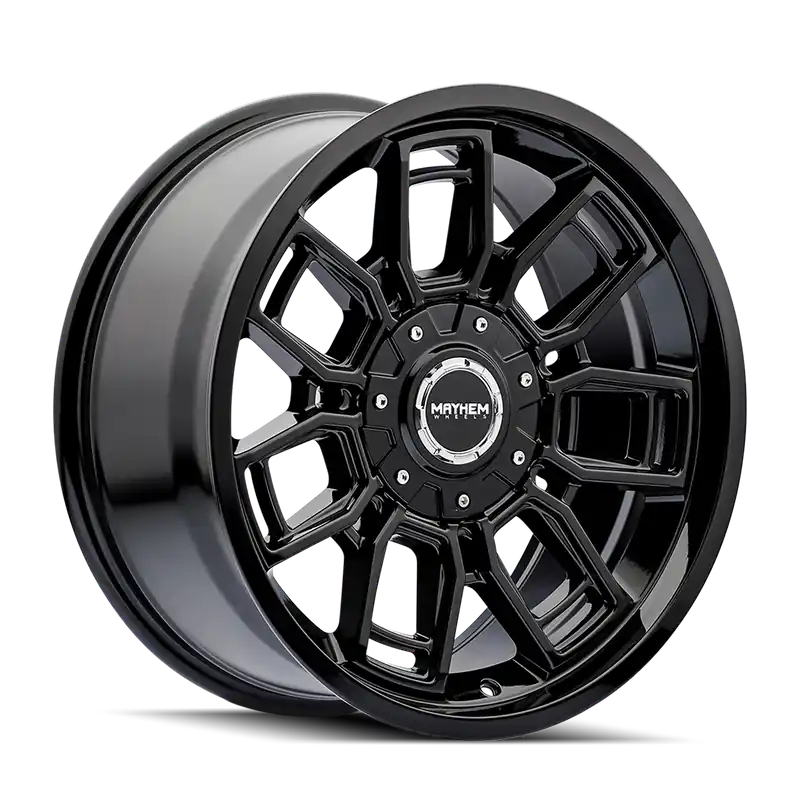 Mayhem Ordinance 8118 Gloss Black 20x9 5x127/5x139.7 0mm 87.1mm Buy Direct