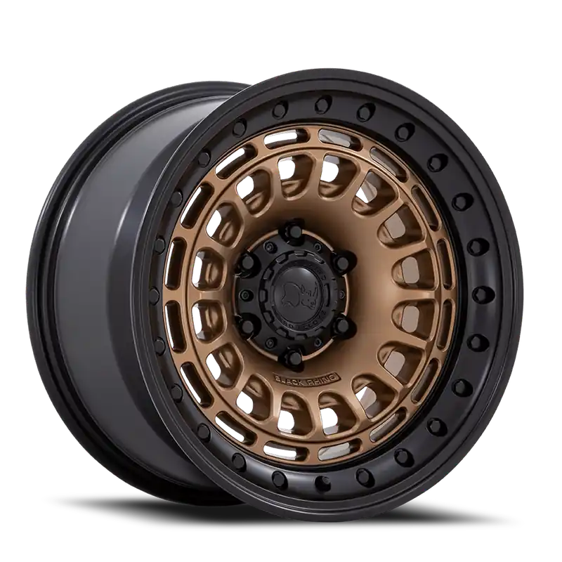 Black Rhino Sahara ZB 17x9 -12 5x127mm 71.5mm Matte Bronze Gloss Black Lip Handmade