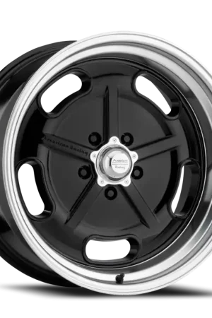 American Racing Salt Flat VN511 BK 22x10.5 +0 5x120.65mm 72.56mm Gloss Black Diamond Cut Lip Discount