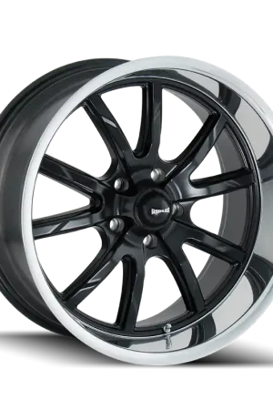 Ridler 650 Matte Black Polished 20x8.5 5x120.65 0mm 83.82mm Free Shipping