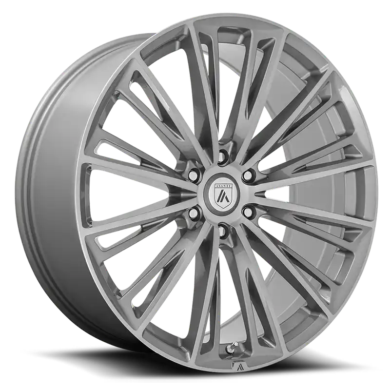 Asanti Black Label Corona Truck ABL30 TB 22x10.5 +35 5x112mm 72.6mm Brushed Titanium Professional Grade
