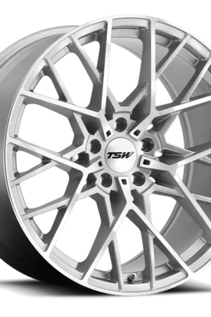 Time-Limited TSW Sebring SL 18x9.5 +20 5x120mm 76.1mm Silver Mirror Cut Face