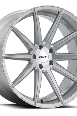 TSW Clypse SL 22x10.5 +38 5x112mm 66.6mm Titanium Matte Brushed Face Super Sale