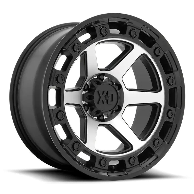 XD Series Raid XD862 SBM 17x9 +0 6x139.7mm 106.1mm Satin Black Machined Wholesale
