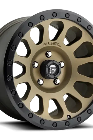 Factory Price Fuel Vector D600 17x9 -12 6x139.7mm 108mm Bronze Black Bead Ring