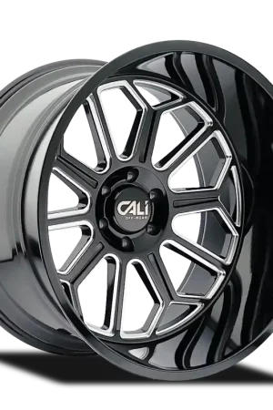 Hot Deal Cali OffxRoad Auburn 9117 Gloss Black Milled 24x14 8x170 x76mm 125.2mm