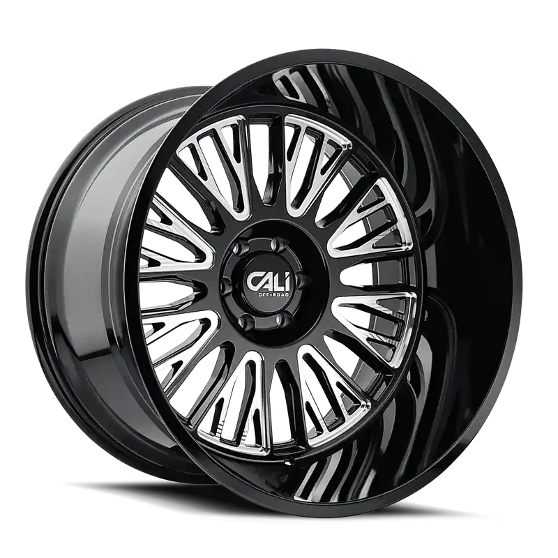 Modern Cali OffxRoad Vertex 9116 Black Milled 20x10 6x135 x25mm 87.1mm