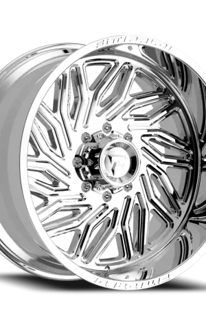 Free Delivery Fittipaldi Offroad Alpha Series FA13 MC 24x12 -44 6x135/6x139.7mm 106.2mm Chrome Mirror Coat Chrome