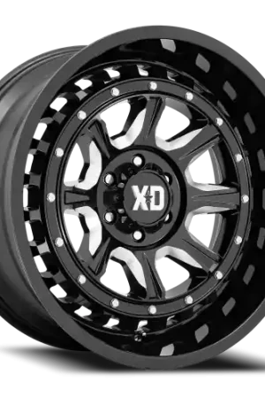 XD Series Outlander XD866 GB-M 22x10 -18 8x170mm 125.1mm Gloss Black Milled Special Offer