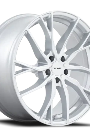 Niche Novara M273 20x10.5 +27 5x112mm 66.56mm Silver Super Sale