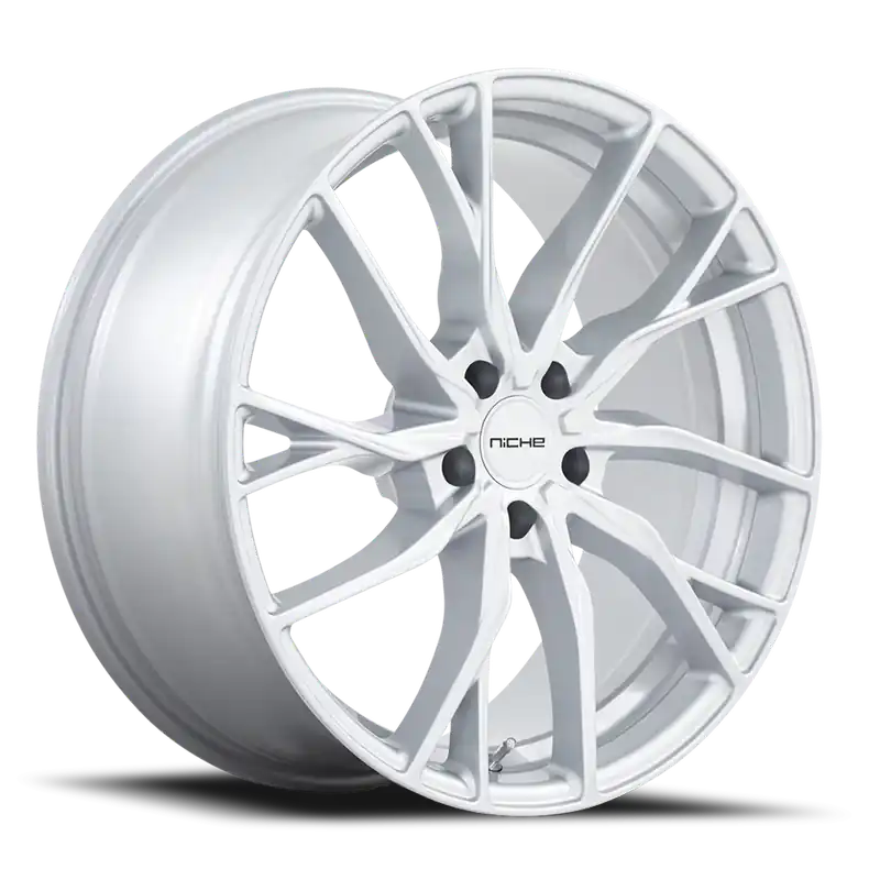 Niche Novara M273 20x10.5 +27 5x112mm 66.56mm Silver Super Sale