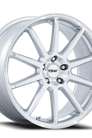 TSW Canard TW004 GSM 19x8.5 +25 5x120mm 74.1mm Gloss Silver Machined Face Weekend Sale