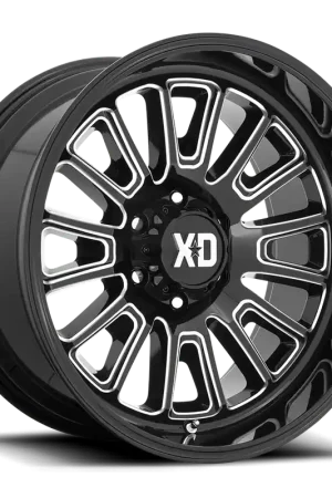 XD Series Rover XD864 GB-M 22x12 -44 8x170mm 125.1mm Gloss Black Milled Trending