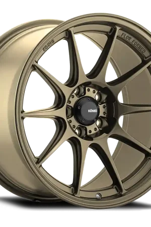 Konig Dekagram 18x8.5 5x112 ET43 Gloss Bronze Free Shipping
