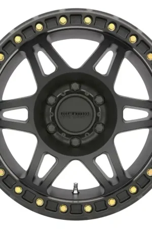 Fresh Stock Method MR106 Beadlock 17x9 -44mm Offset 6x5.5 108mm CB Matte Black w/BH-H24125 Wheel