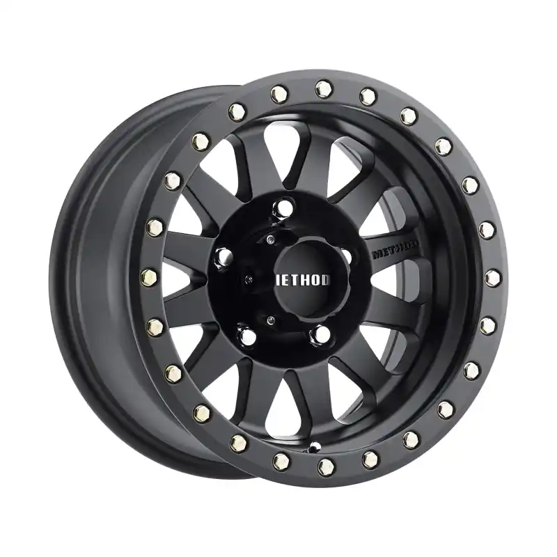 Special Offer Method MR304 Double Standard 15x8 -24mm Offset 5x5.5 108mm CB Matte Black Wheel