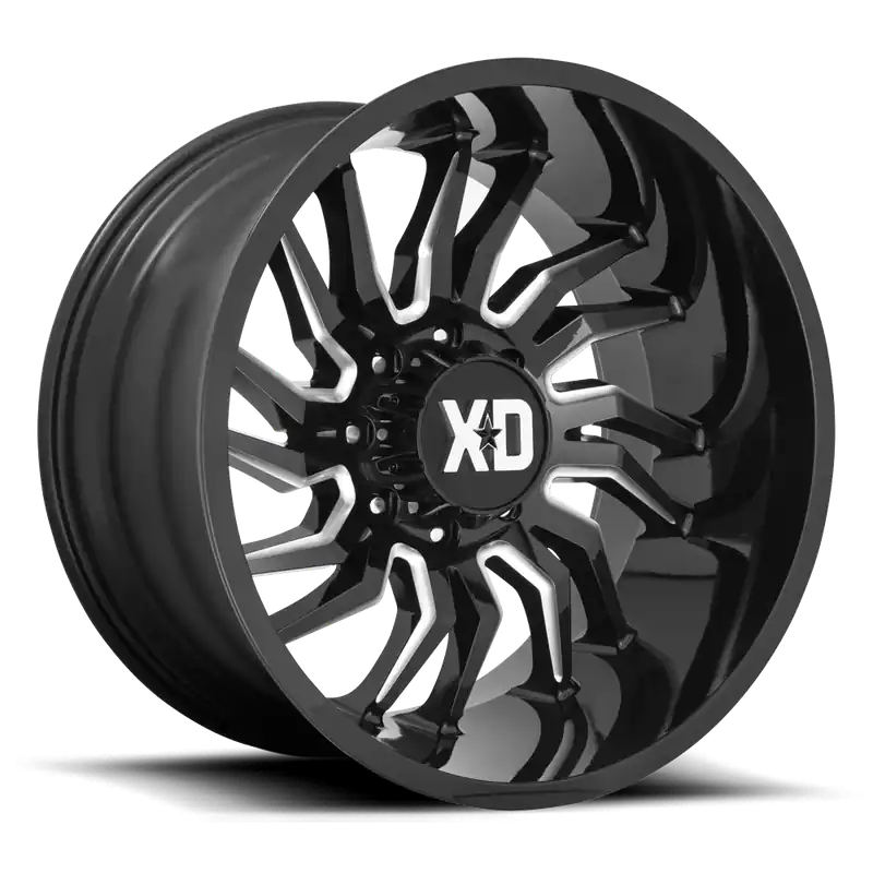 XD Series Tension XD858 GB-M 22x10 -18 5x127mm 71.5mm Gloss Black Milled Buy Today