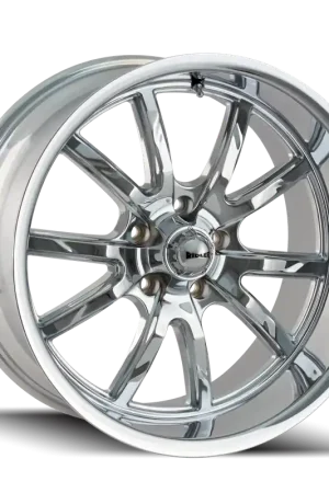 Worldwide Shipping Ridler 650 Chrome 18x8 5x127 0mm 83.82mm