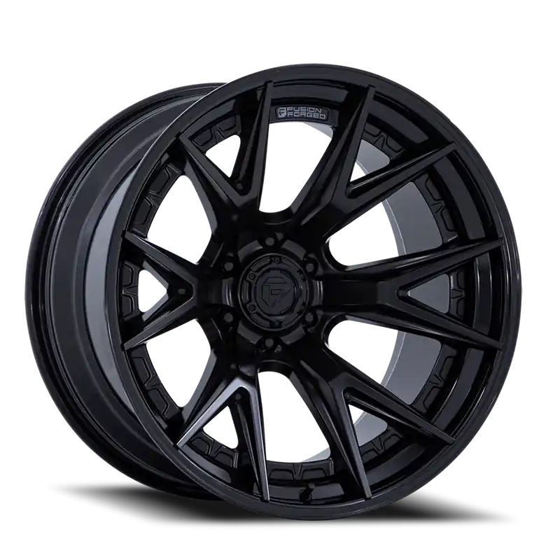 Modern Fuel Catalyst FC402MX 20x10 -18 6x139.7mm 106.1mm Matte Black Gloss Black Lip