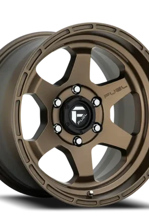 Next Day Delivery Fuel Shok D666 18x9 +1 6x139.7mm 106.1mm Matte Bronze