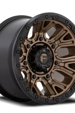 Save Now Fuel Traction D826 17x9 +1 6x139.7mm 106.1mm Matte Bronze Black Ring