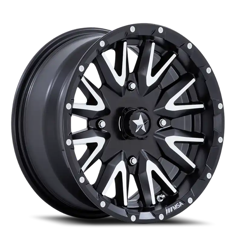 One Day Deal MSA Creed M49 MBM 24x7 +0 4x137mm 96mm Matte Black Machined