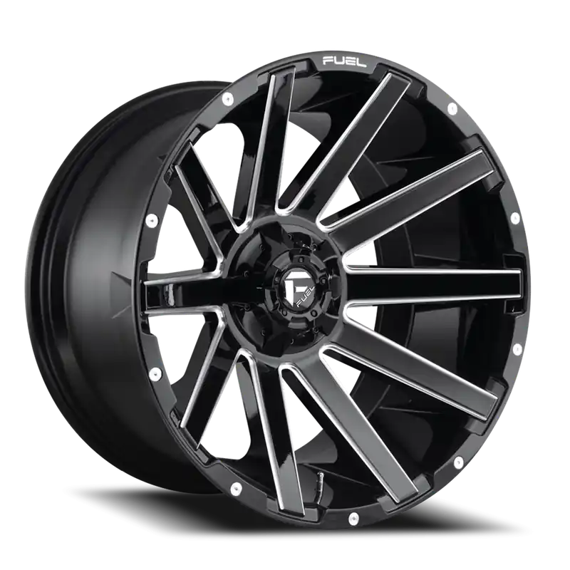 Fuel Contra D615 20x10 -18 5x114.3/5x127mm 78.1mm Gloss Black Milled Time-Limited