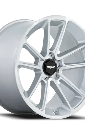 Rotiform BTL R192 21x10.5 +30 5x112mm 66.56mm Gloss Silver Machined Face Direct From Manufacturer