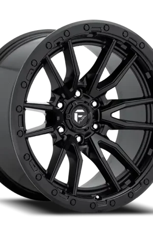 Fuel Rebel D679 22x10 -13 6x135mm 87.1mm Matte Black Must Have