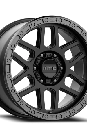 KMC Mesa KM544 SB 20x9 +18 6x135mm 87.1mm Satin Black Gloss Black Lip Latest