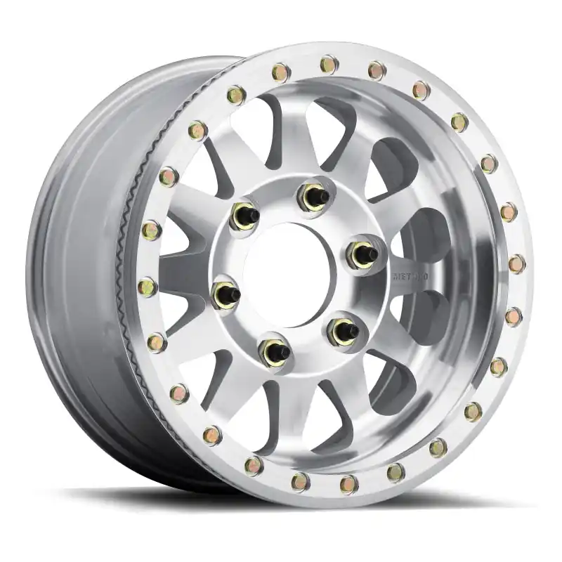 Direct From Factory Method MR101 Beadlock 17x9 -12mm Offset 6x5.5 108mm CB Raw Machined w/BH-H24125 Wheel