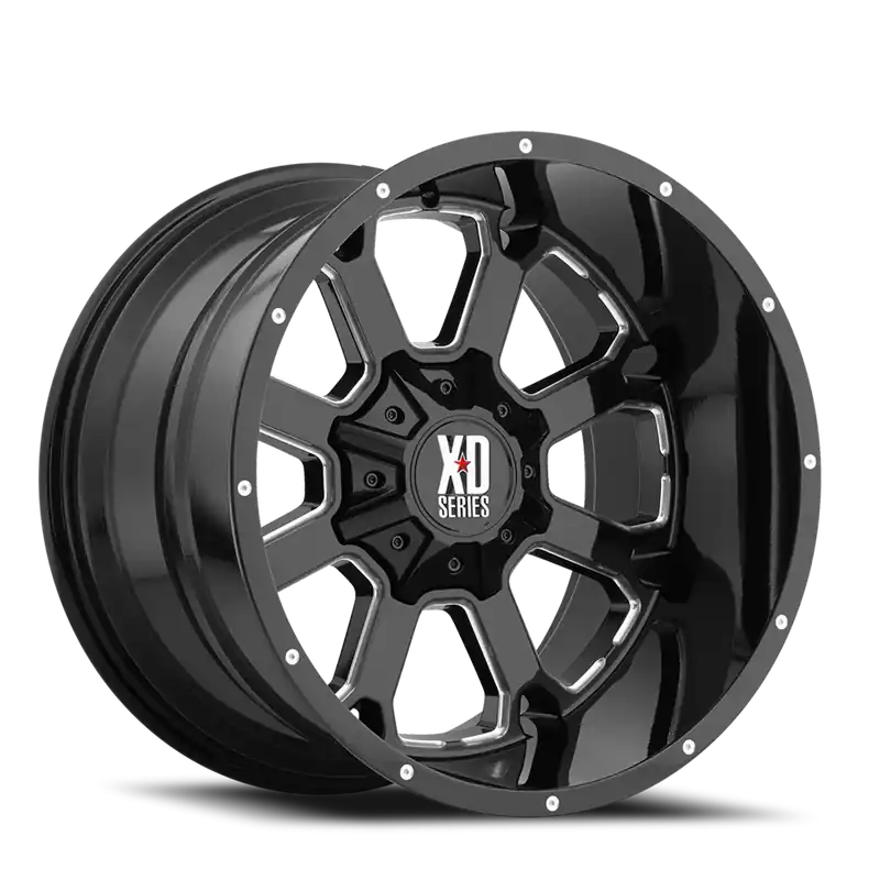Save Now XD Series Buck 25 XD825 GB-M 20x9 +0 5x139.7/5x150mm 110.5mm Gloss Black Milled