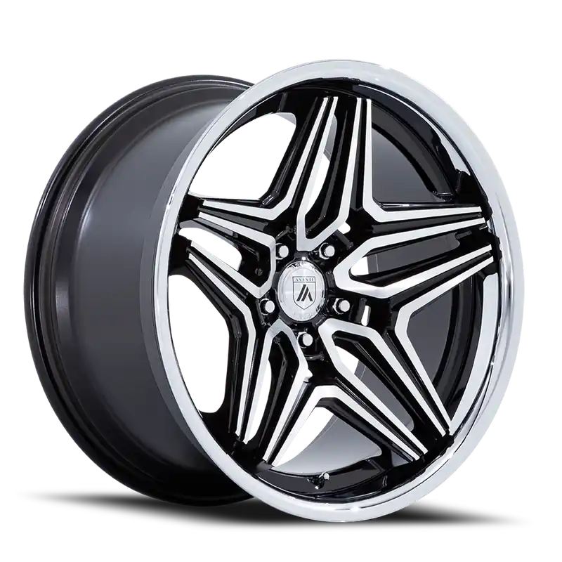 Order Now Asanti Black Label ABL-46 Duke GBM 22x10.5 +18 5x115mm 72.56mm Gloss Black Machined