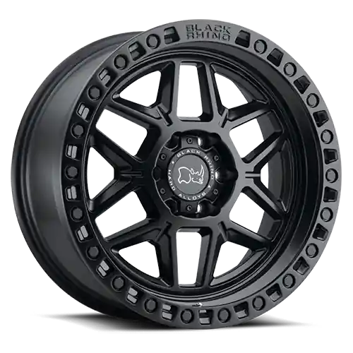 Black Rhino Kelso BK 20x9 +0 5x139.7mm 78.1mm Matte Black Black Bolts Viral