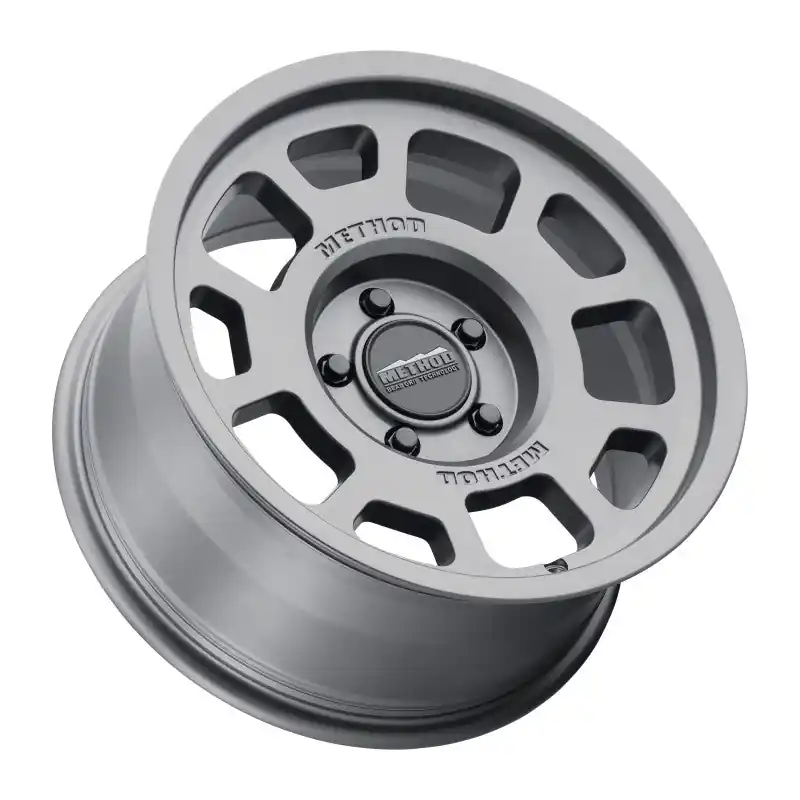 Method MR705 17x8.5 0mm Offset 5x5 71.5mm CB Titanium Wheel Money Back Guarantee