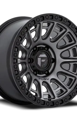 Special Discount Fuel Cycle D835 20x9 +1 6x135mm 87.1mm Matte Gunmetal Black Ring