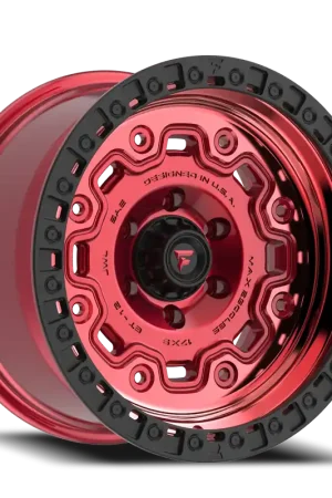 Fittipaldi Offroad Terra Series FT100 RTB 18x9 +18 8x165.1mm 125.2mm Machined Red Tint Black Ring In Demand
