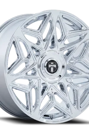 Top Rated DUB Anomaly DC274P 24x10 +25 6x135/6x139.7mm 100.3mm Chrome