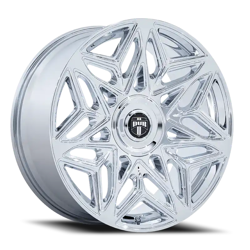Top Rated DUB Anomaly DC274P 24x10 +25 6x135/6x139.7mm 100.3mm Chrome