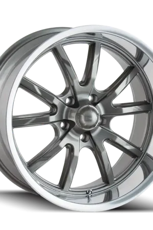 Buy Direct Ridler 650 Gloss Grey Polished 18x9.5 5x114.3 0mm 83.82mm