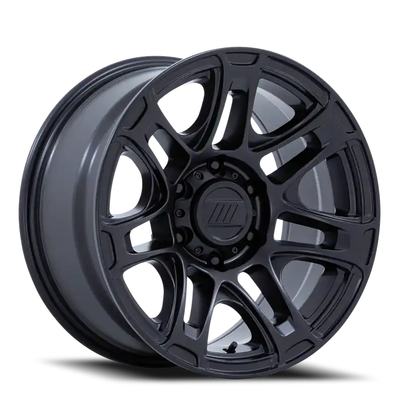Pro Comp PA204 Roughneck MX 17x8.5 +0 6x139.7mm 106.1mm Matte Black Fast Shipping