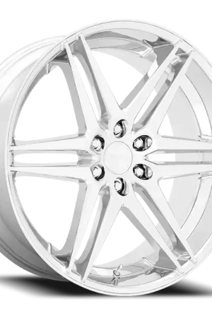 Low Price DUB Dirty Dog S265 26x10 +25 6x139.7mm 106.1mm Chrome