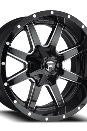 Today Only Fuel Maverick D610 20x9 +20 5x139.7/5x150mm 110.3mm Gloss Black Milled