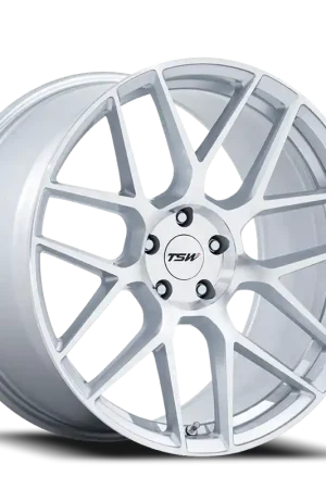 Buy Direct TSW Lasarthe SL 20x10.5 +38 5x114.3mm 72.56mm Gloss Silver Machined