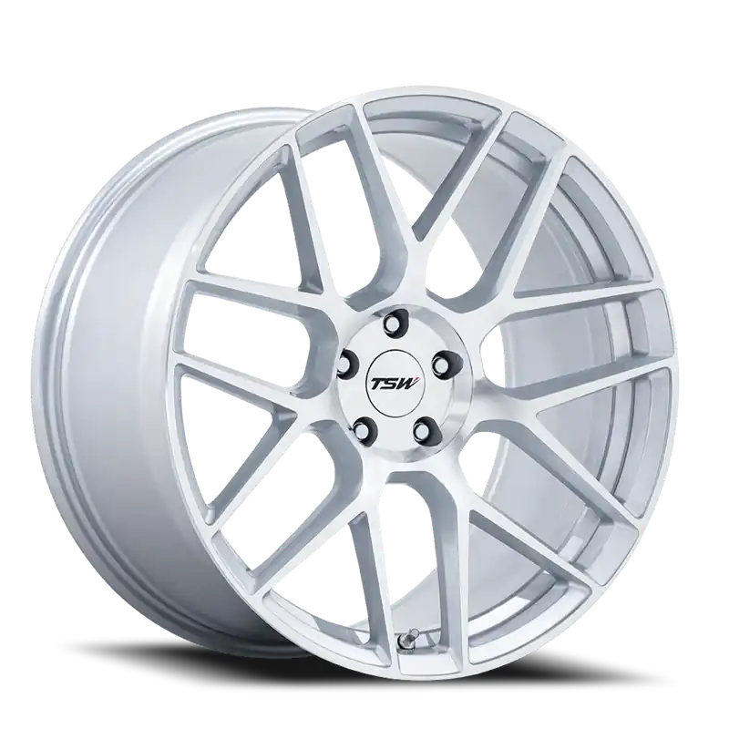 Buy Direct TSW Lasarthe SL 20x10.5 +38 5x114.3mm 72.56mm Gloss Silver Machined
