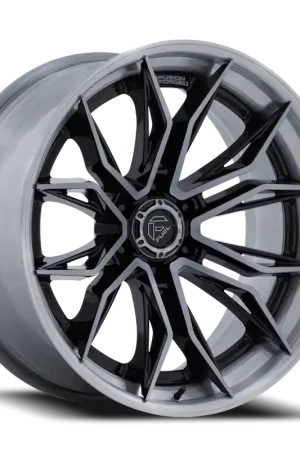 Bulk Order Fuel Mutiny FC404BT 20x10 -18 6x139.7mm 106.1mm Gloss Black Brushed Dark Tint