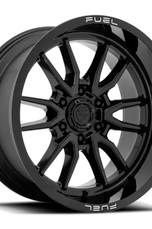 Fuel Clash 6 D760 20x10 -18 8x170mm 125.1mm Gloss Black Weekend Sale